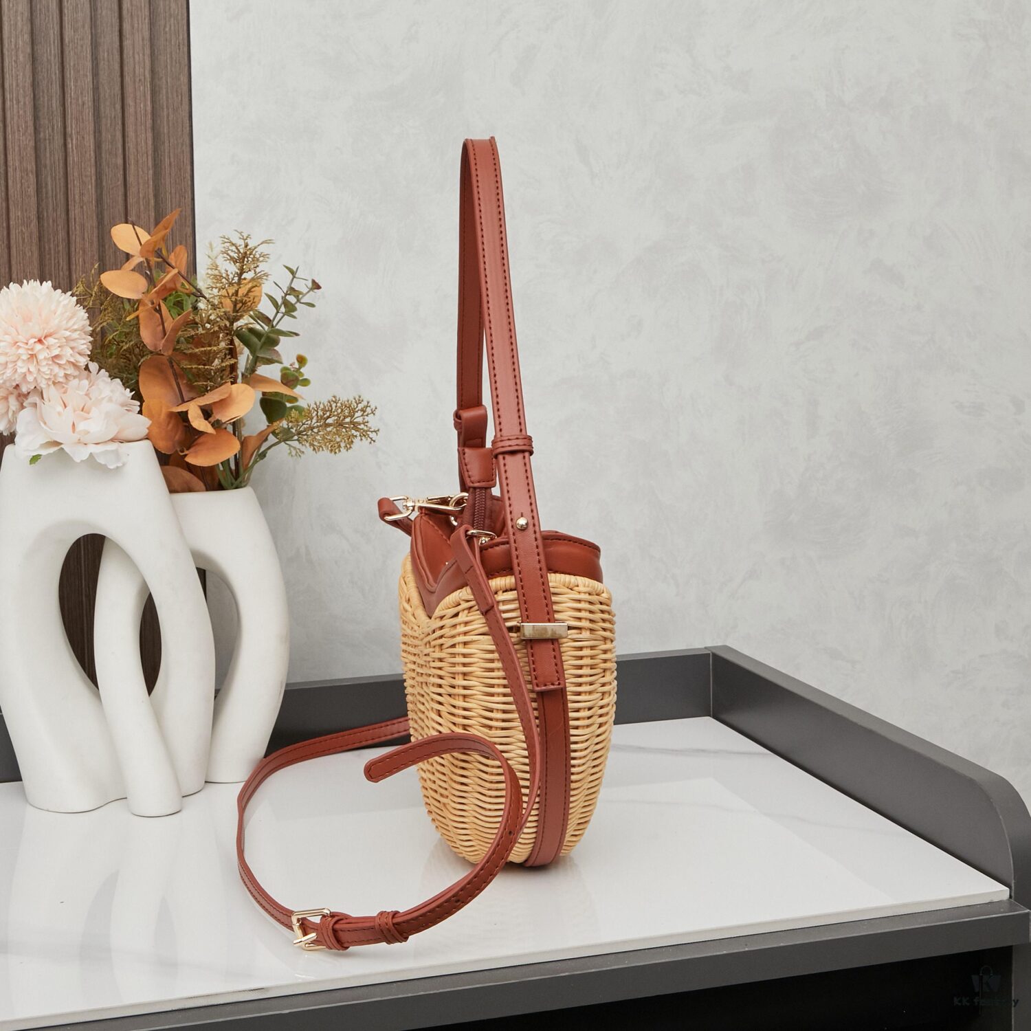 PRADA Woven Style Chic Bag with Box - Casual Elegance