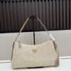 Prada Raffia Underarm Bag with Box