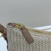 Prada Raffia Underarm Bag with Box