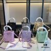 New Arrival - Upgraded Version, High-End Prada Limited Counter Bling Crystal Bucket Bag