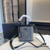 New Arrival - Upgraded Version, High-End Prada Limited Counter Bling Crystal Bucket Bag