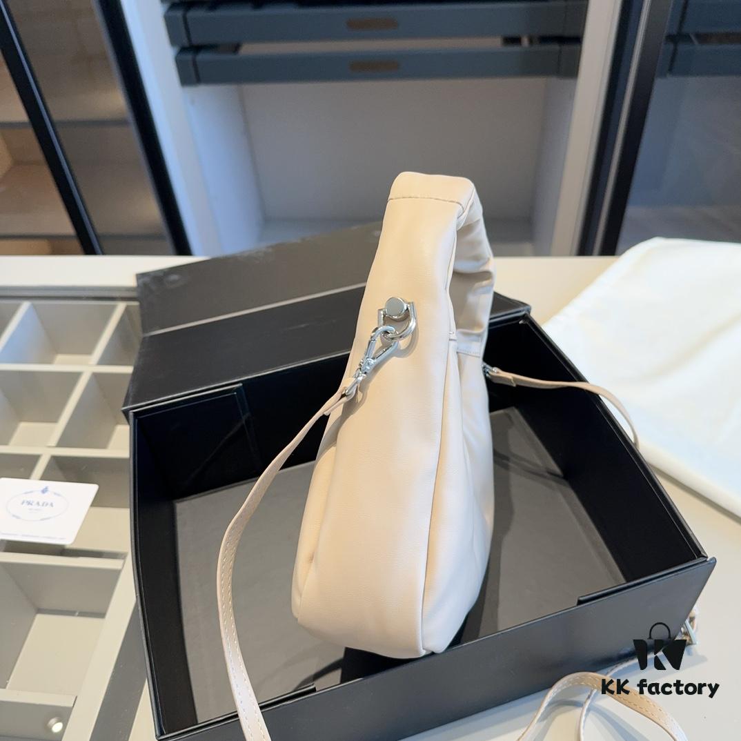 New Arrival 🔥 Prada Limited Edition Cloud Series Hobo Underarm Bag – Luxury Designer Handbag with Adjustable Strap, Premium Hardware, Gift-Boxed