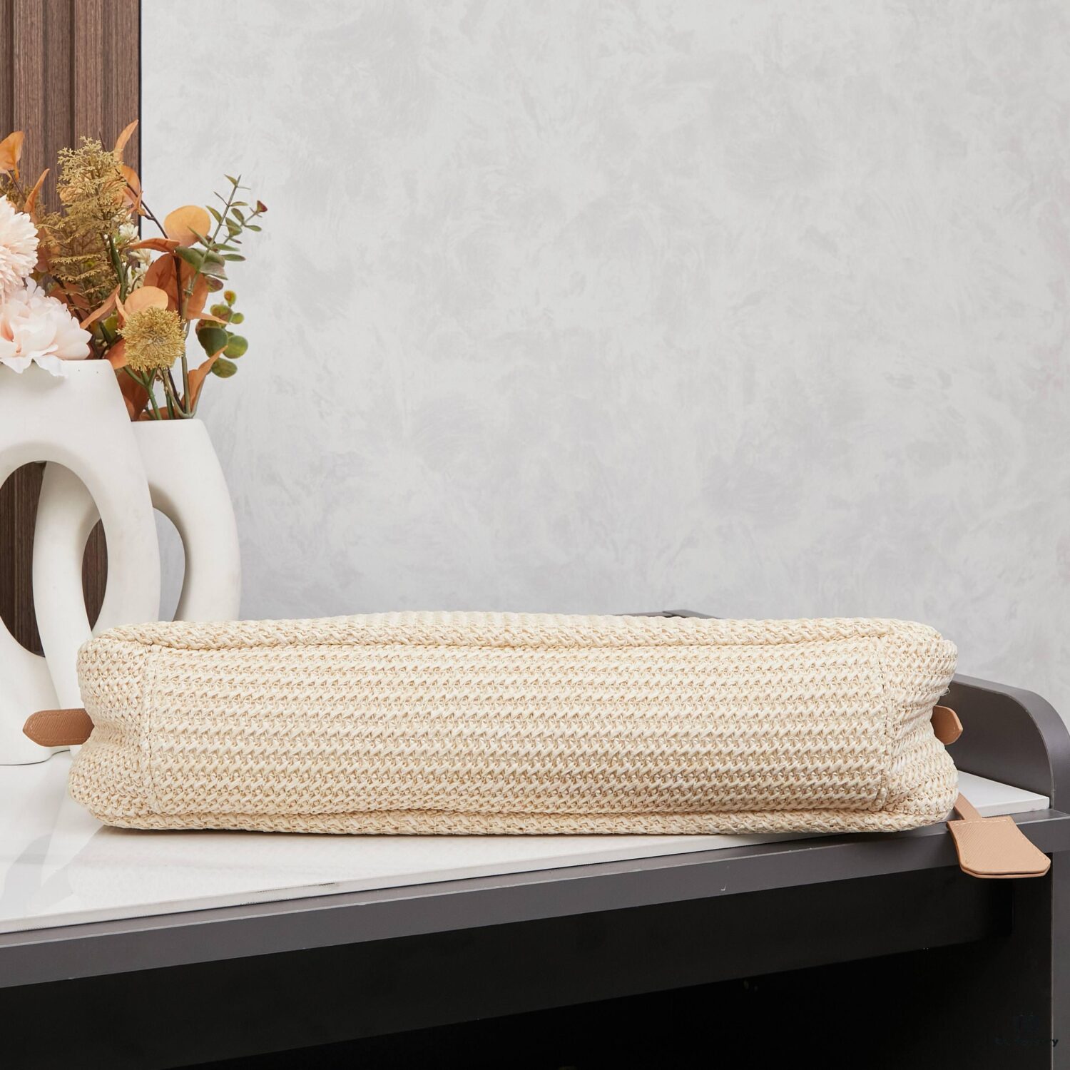 Prada Wicker Underarm Bag with Box