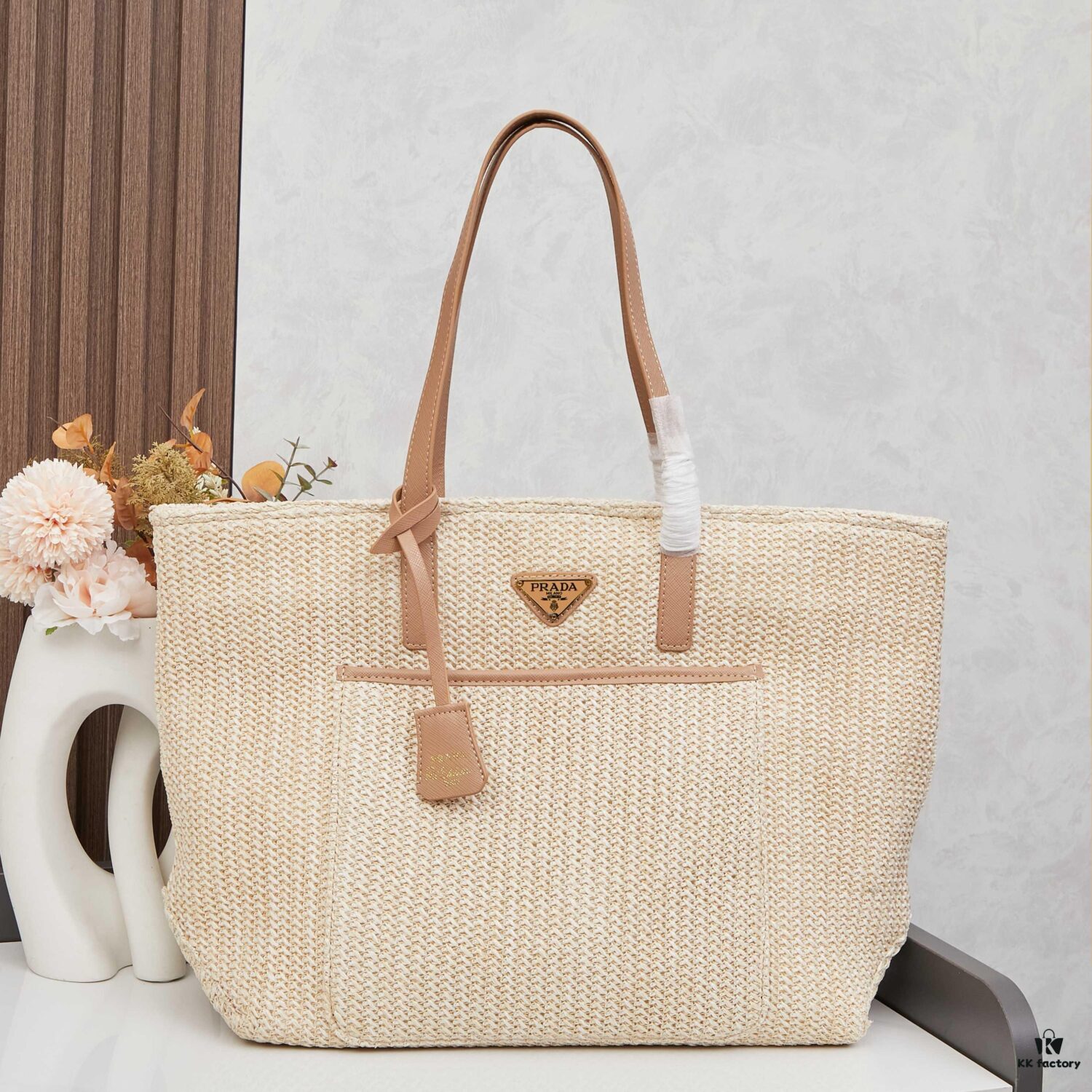 Prada Woven Straw Bag