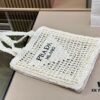 Prada Popular Tote Bag Rafia Style