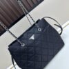 Prada Vintage Zipper Style Chain Quilted Crossbody Bag