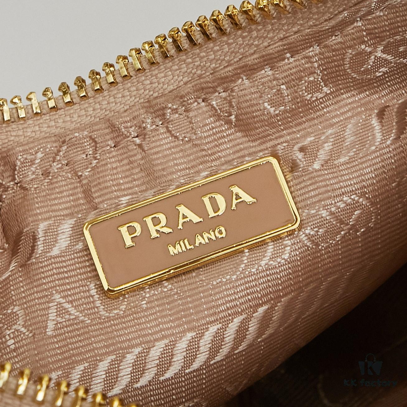 Prada Woven Hobo Bag with Box