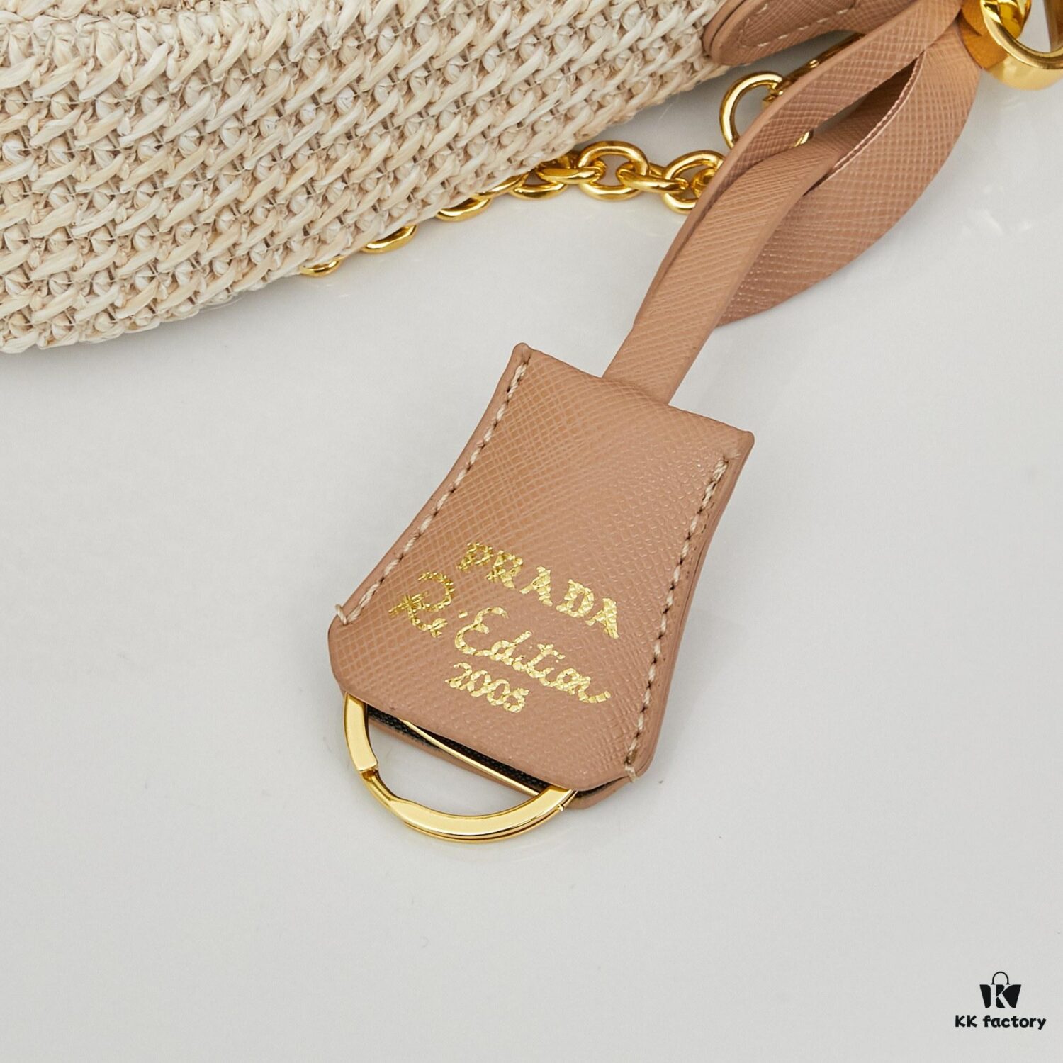 Beige Knitted Prada Underarm Handbag with Box 🎀 Love at First Sight