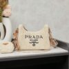 Beige Knitted Prada Three-in-One Bag 🎀 Adorable Design with Box