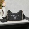 Beige Knitted Prada 3-in-1 Bag 🎀 Adorable Design with Box