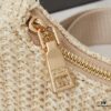 Beige Knitted Prada Three-in-One Bag 🎀 Adorable Design with Box