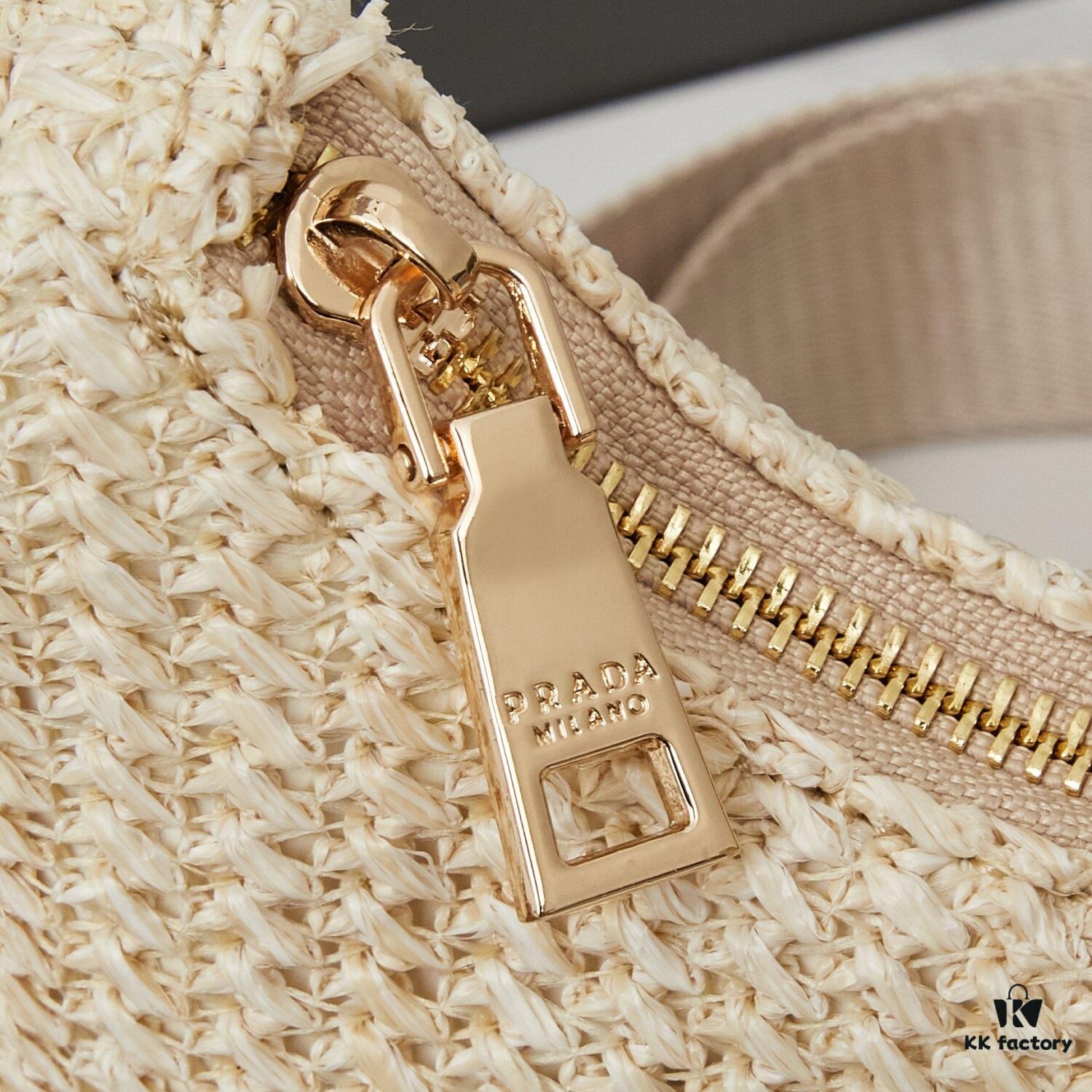 Beige Knitted Prada Three-in-One Bag 🎀 Adorable Design with Box