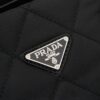 Prada Vintage Zipper Style Chain Quilted Crossbody Bag
