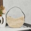Prada Woven Straw Hobo Bag with Box