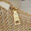 Prada Woven Straw Hobo Bag with Box