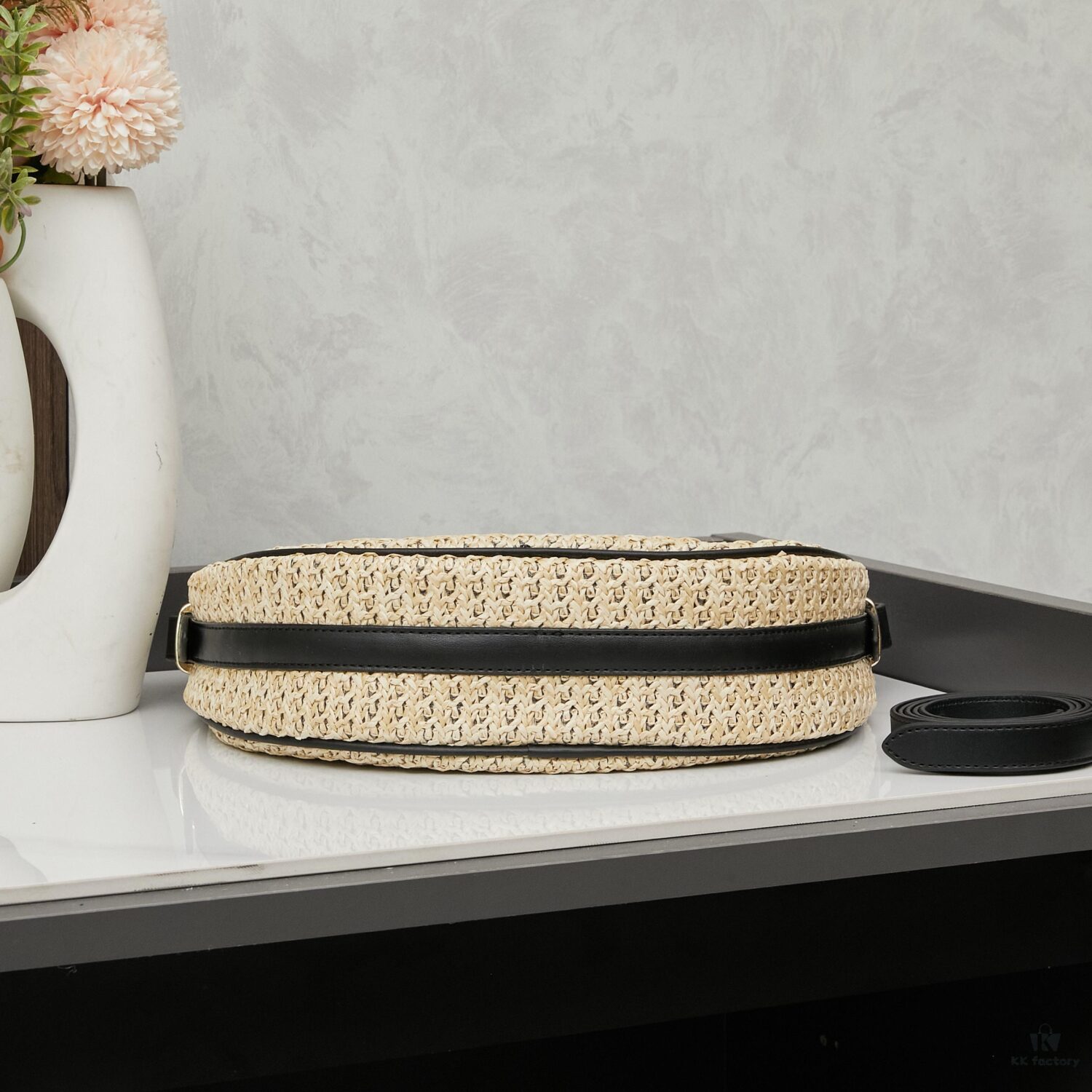 Prada Woven Hobo Bag with Box