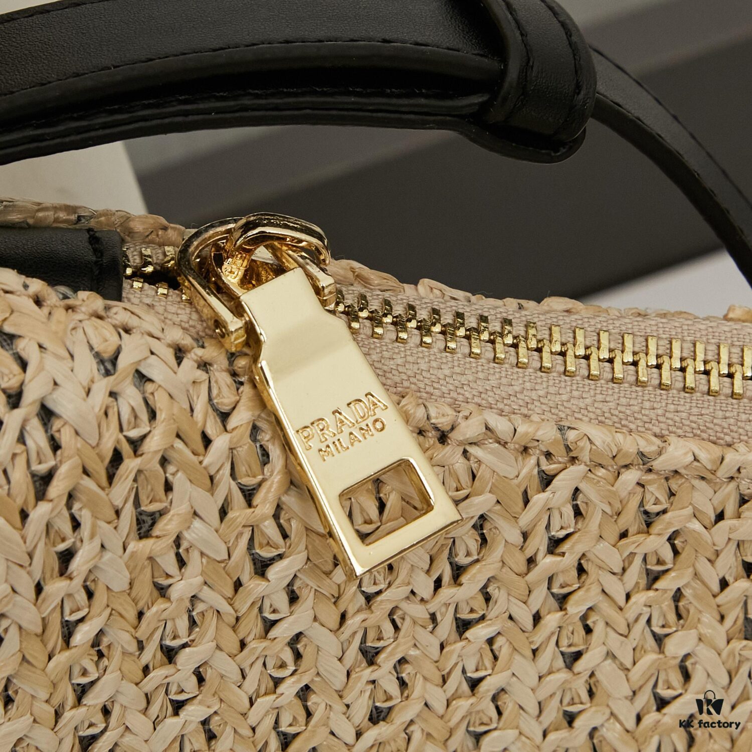 Prada Woven Hobo Bag with Box