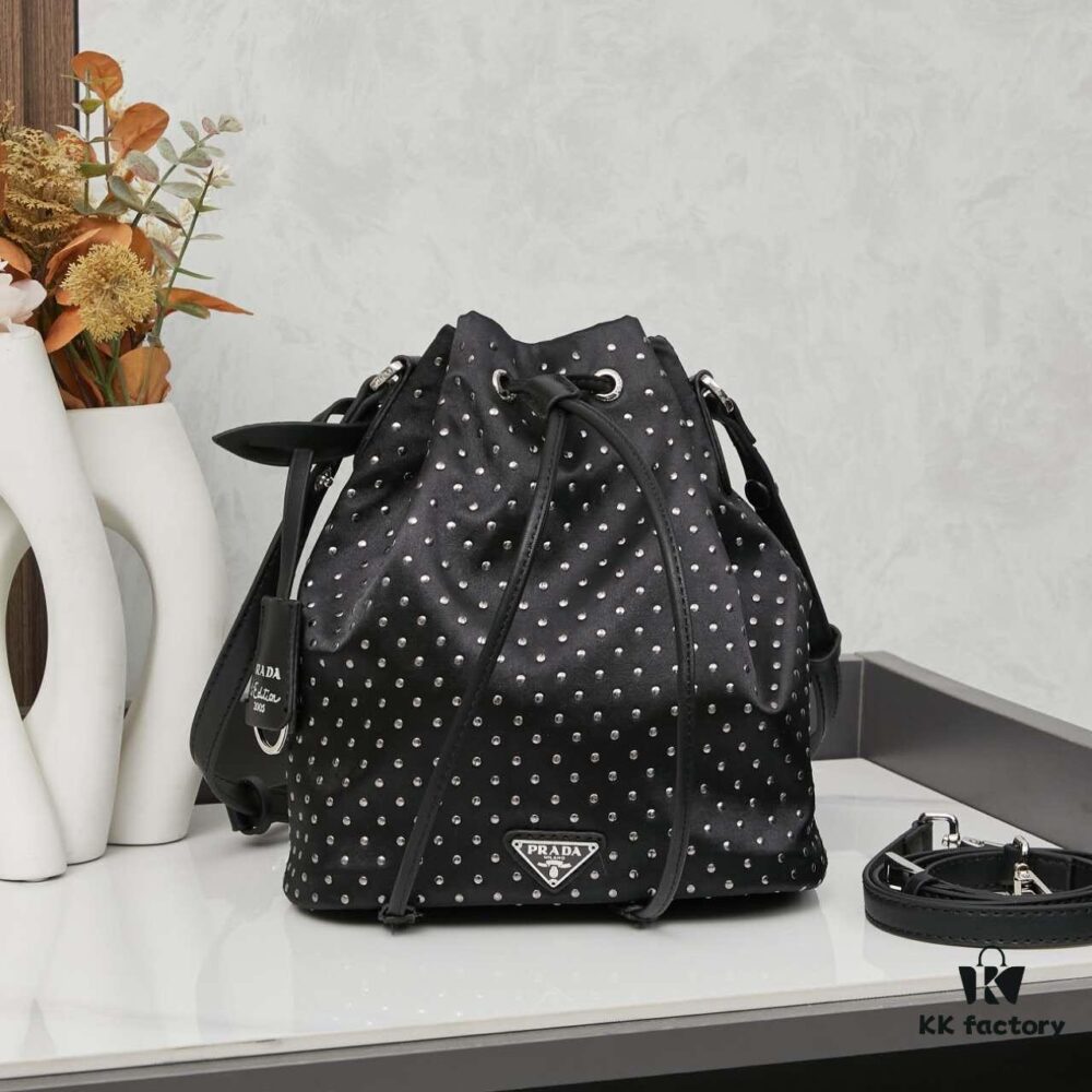 Prada Drawstring Shoulder Bag with Box