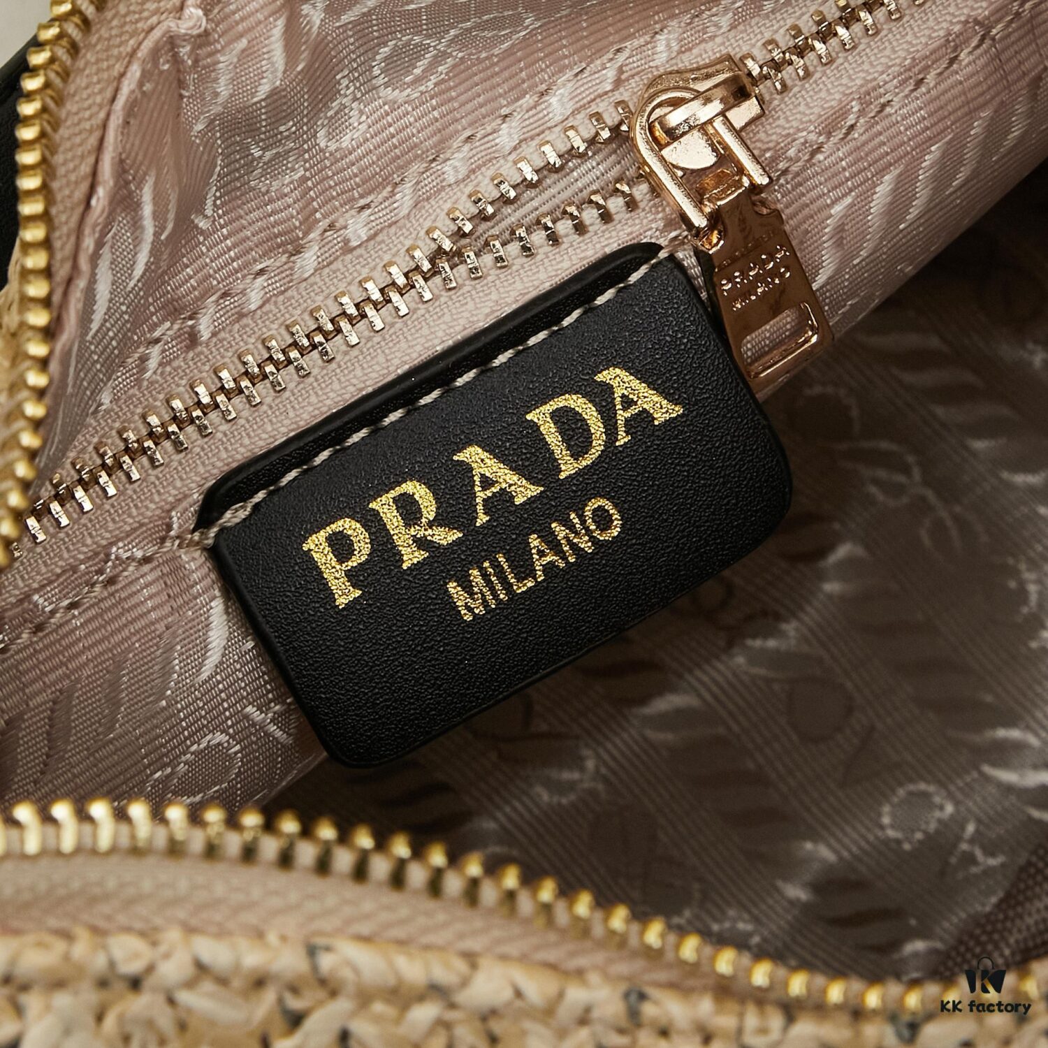 Prada Woven Hobo Bag with Box