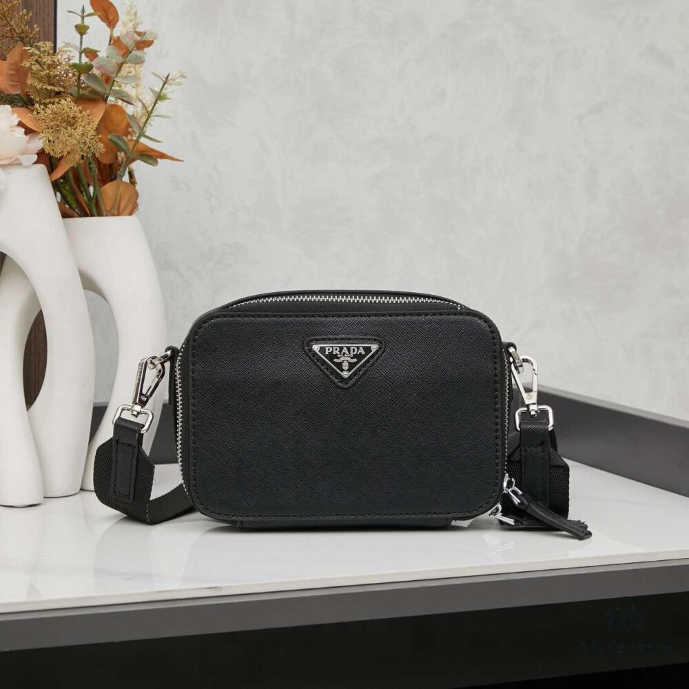 Prada Re-Nylon Two-Way Mini Crossbody Bag with Box