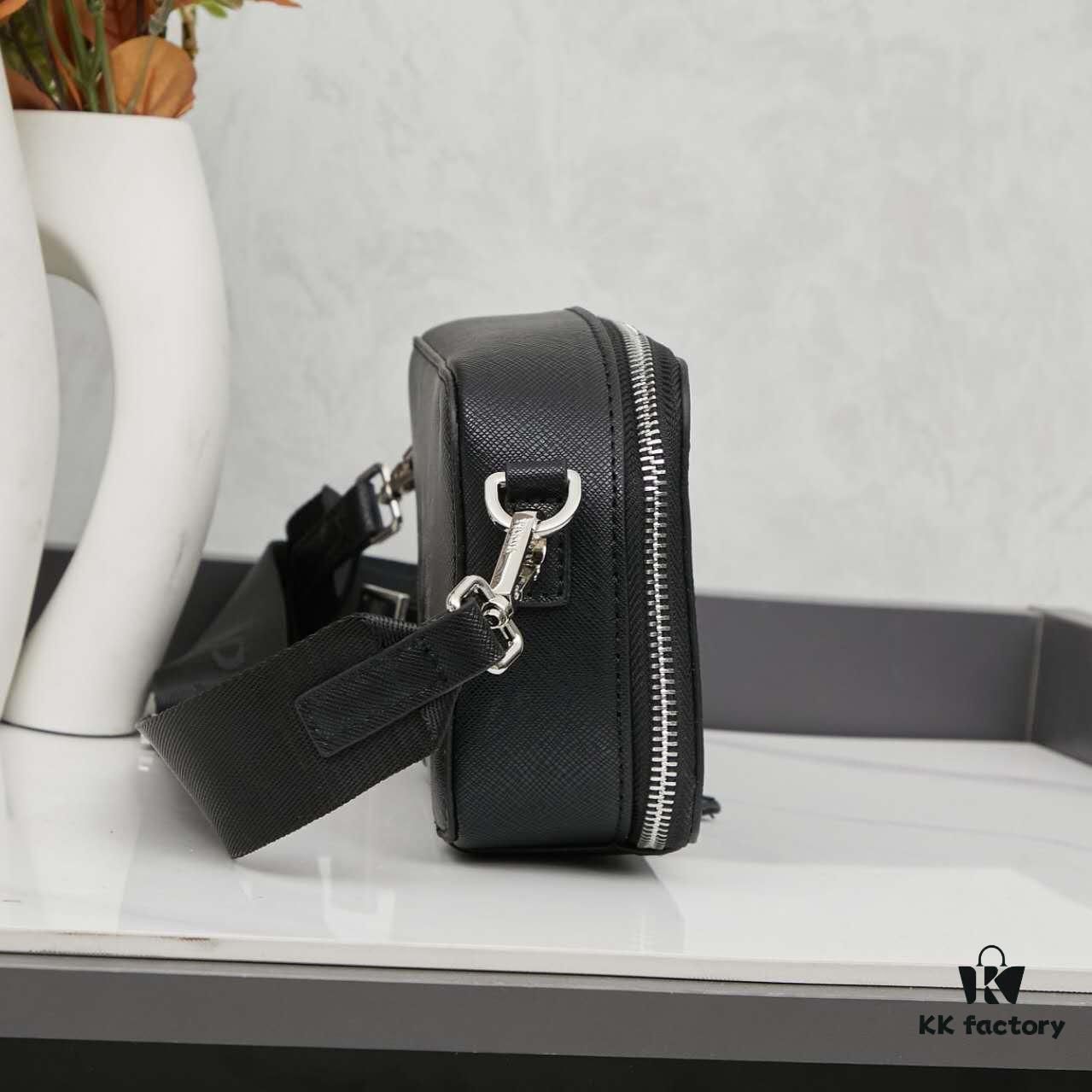 Prada Re-Nylon Two-Way Mini Crossbody Bag with Box