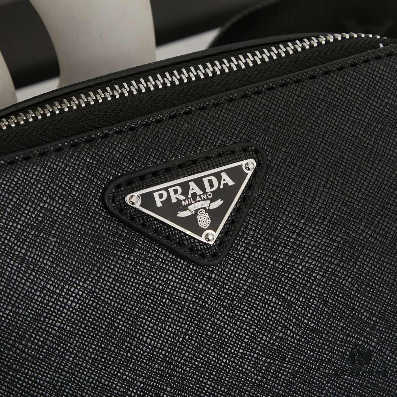 Prada Re-Nylon Two-Way Mini Crossbody Bag with Box
