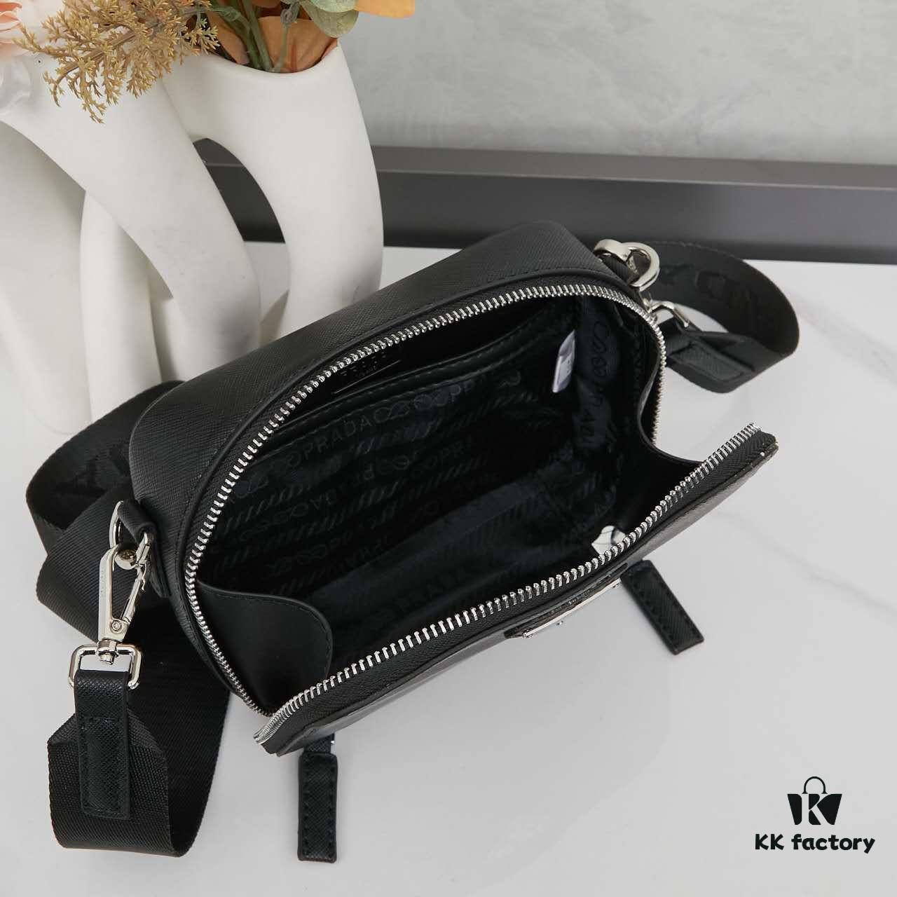 Prada Re-Nylon Two-Way Mini Crossbody Bag with Box