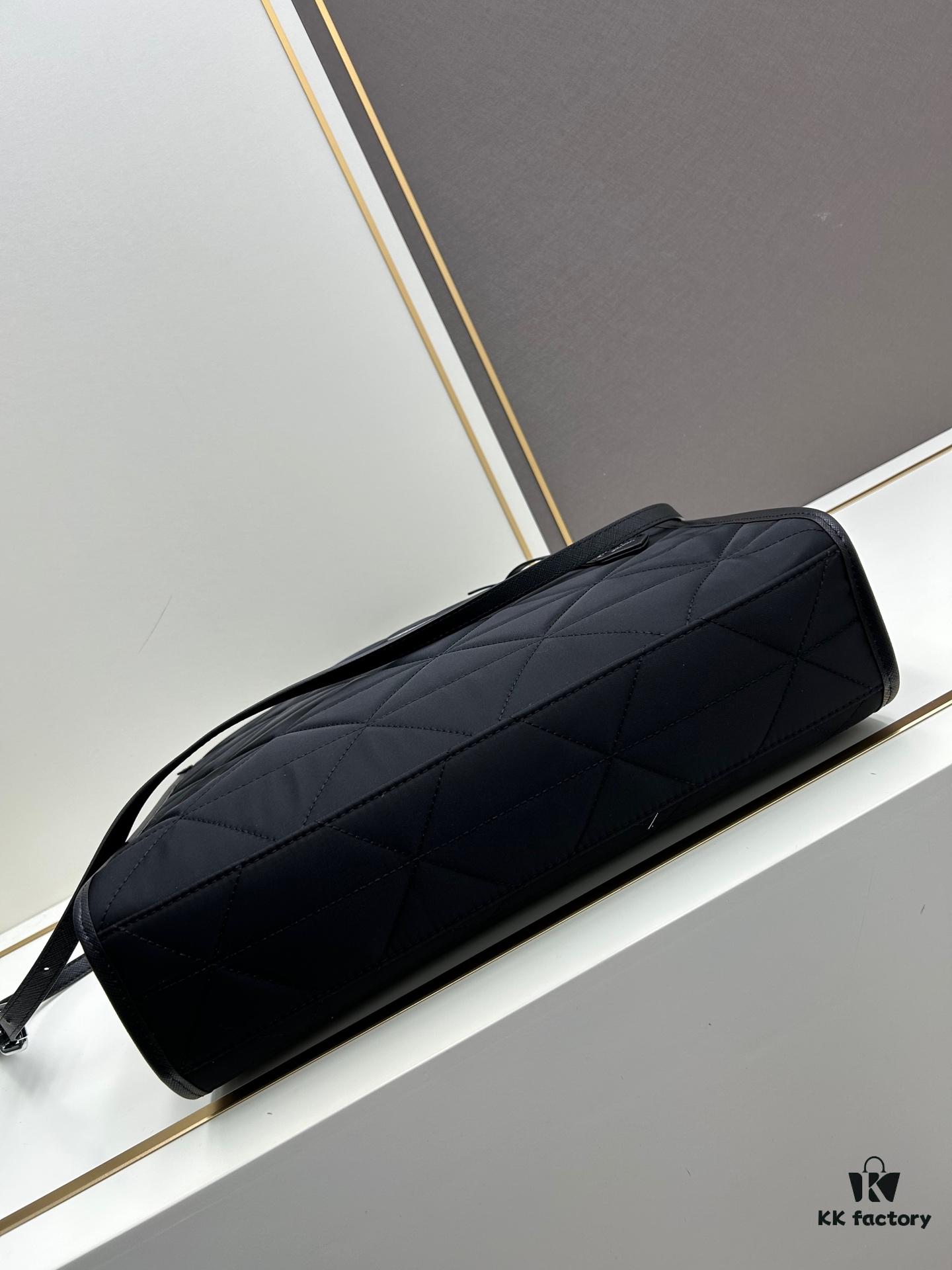 Prada Tote Parachute Shopping Bag - Large Size, Soft and Lightweight Material