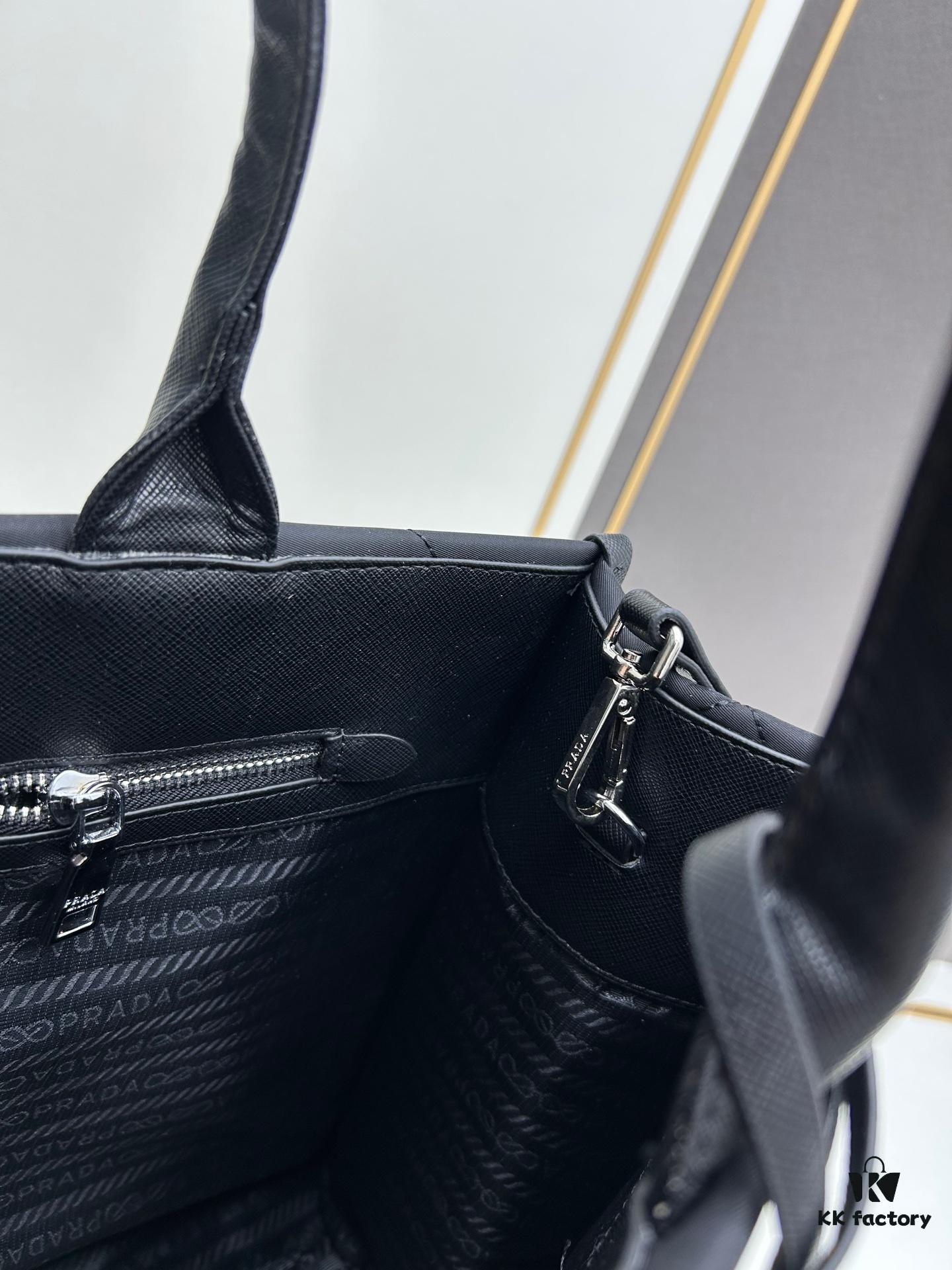 Prada Tote Parachute Shopping Bag - Large Size, Soft and Lightweight Material