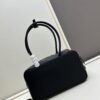 Prada 2024 Fall/Winter Black Re-Nylon Lock Embellished Shoulder Bag