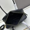 Prada 2024 Fall/Winter Black Re-Nylon Lock Embellished Shoulder Bag