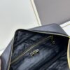 Prada 2024 Fall/Winter Black Re-Nylon Lock Embellished Shoulder Bag