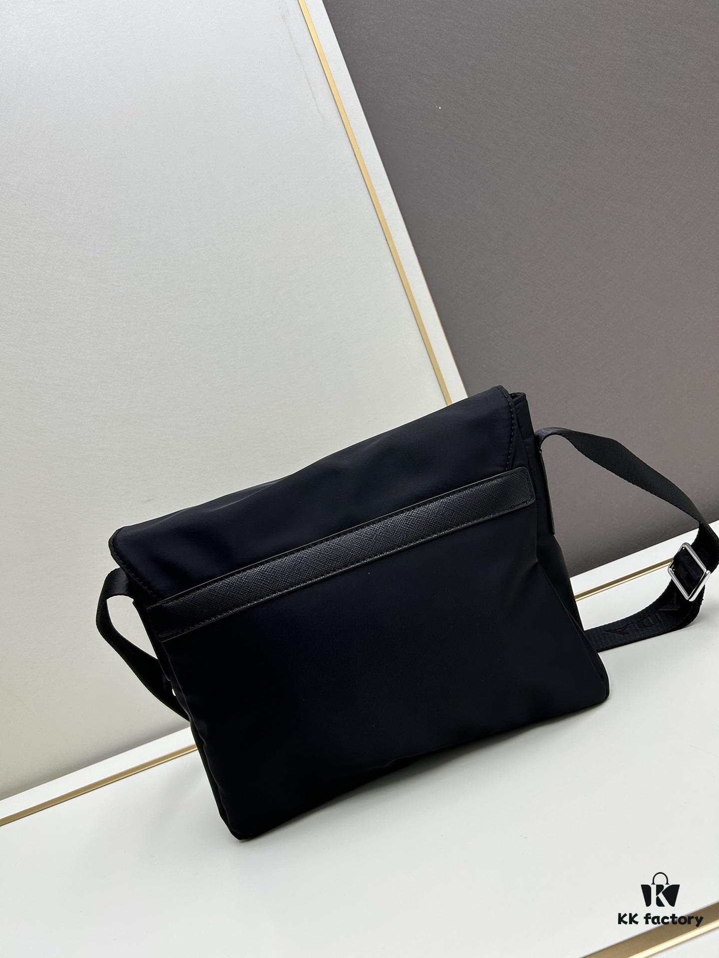 Prada Nylon Parachute Large Messenger Bag