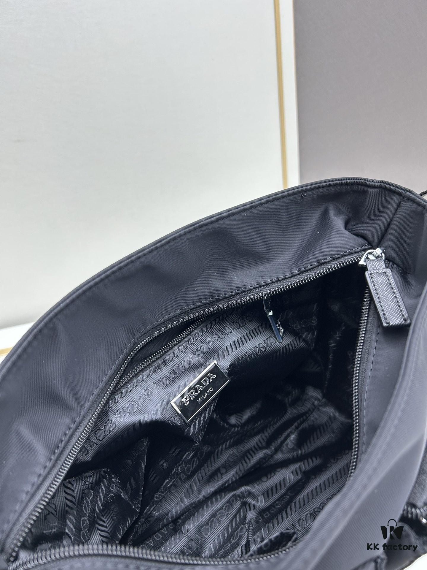 Prada Nylon Parachute Large Messenger Bag