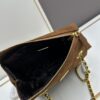Prada Brown Suede Chain Shoulder Bag with Box - Daily Vintage