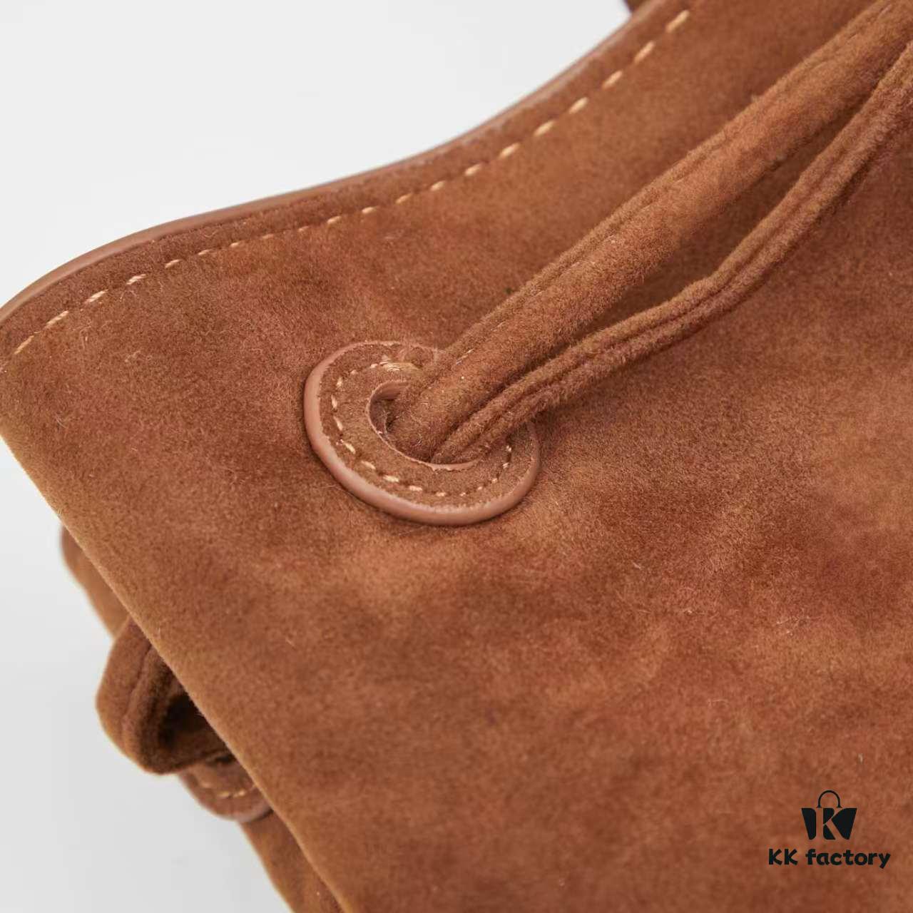 Prada Mini Crossbody Bag in Suede with Box