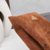 Prada Mini Crossbody Bag in Suede with Box