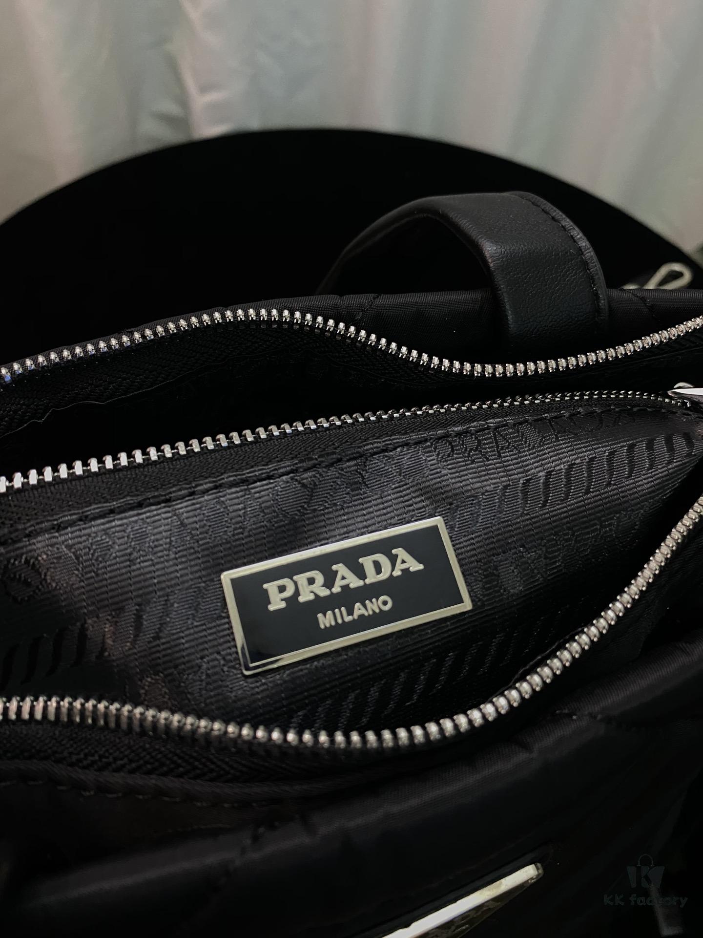 Prada Prada Parachute Fabric Counter Hit Series with Small Crossbody Bag Multi-functional Unisex Style