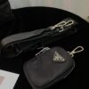 Prada Prada Parachute Fabric Counter Hit Series with Small Crossbody Bag Multi-functional Unisex Style