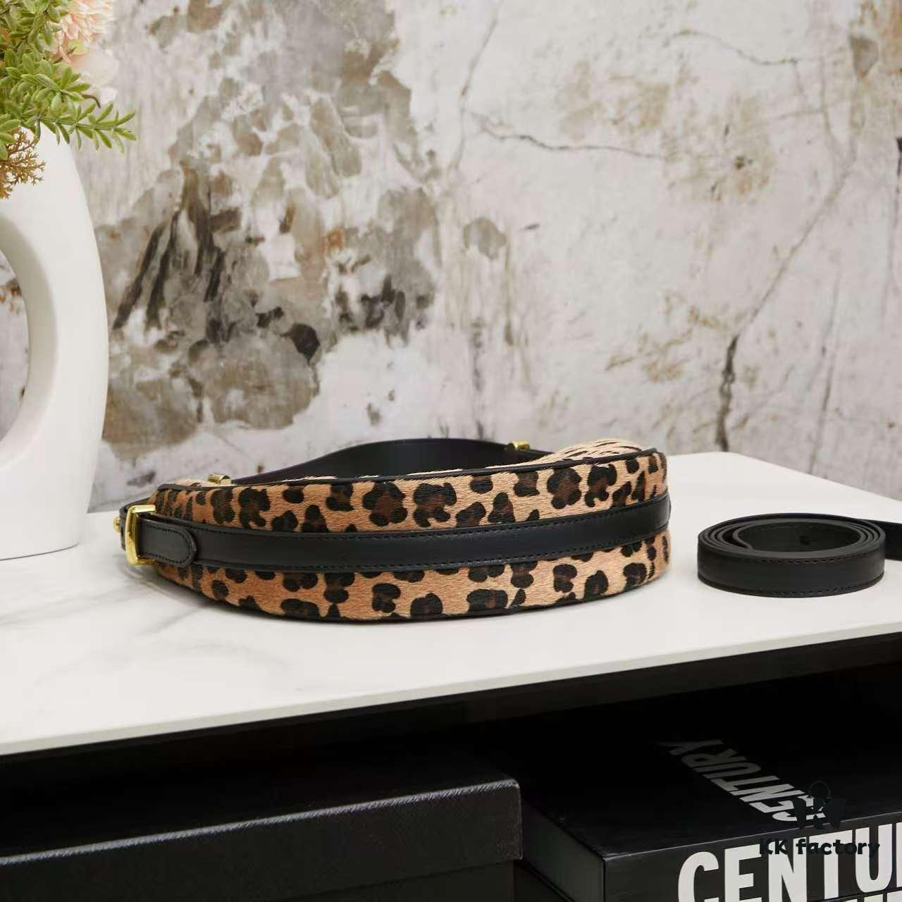 Prada Leopard Print Pony Hair Bag in Box