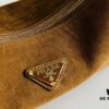 Prada Suede Underarm New Bag | Prada Aimee Bag 2024 Fall/Winter Collection Model No. 2460 with Box, Size 37x24x9