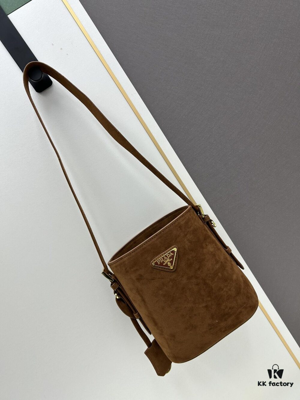 Prada New Suede Brown Collection with Box! Perfect Fall/Winter Companion