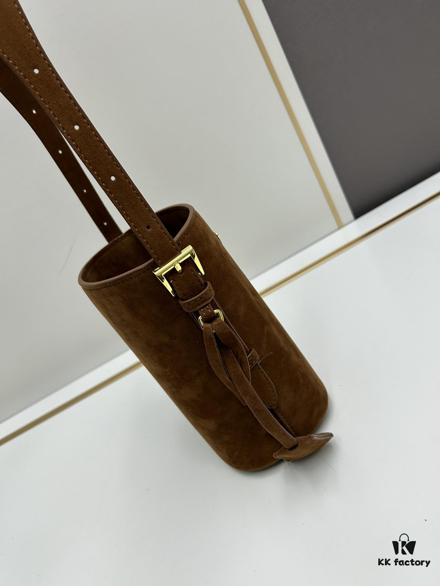 Prada New Suede Brown Collection with Box! Fall/Winter Essential