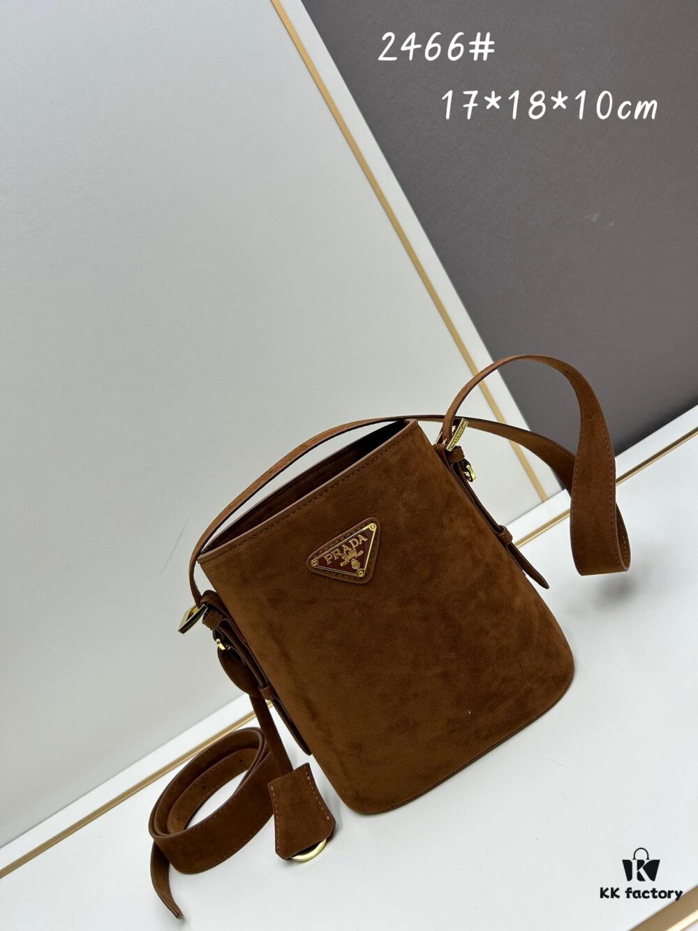Prada New Suede Brown Collection with Box! Fall/Winter Essential