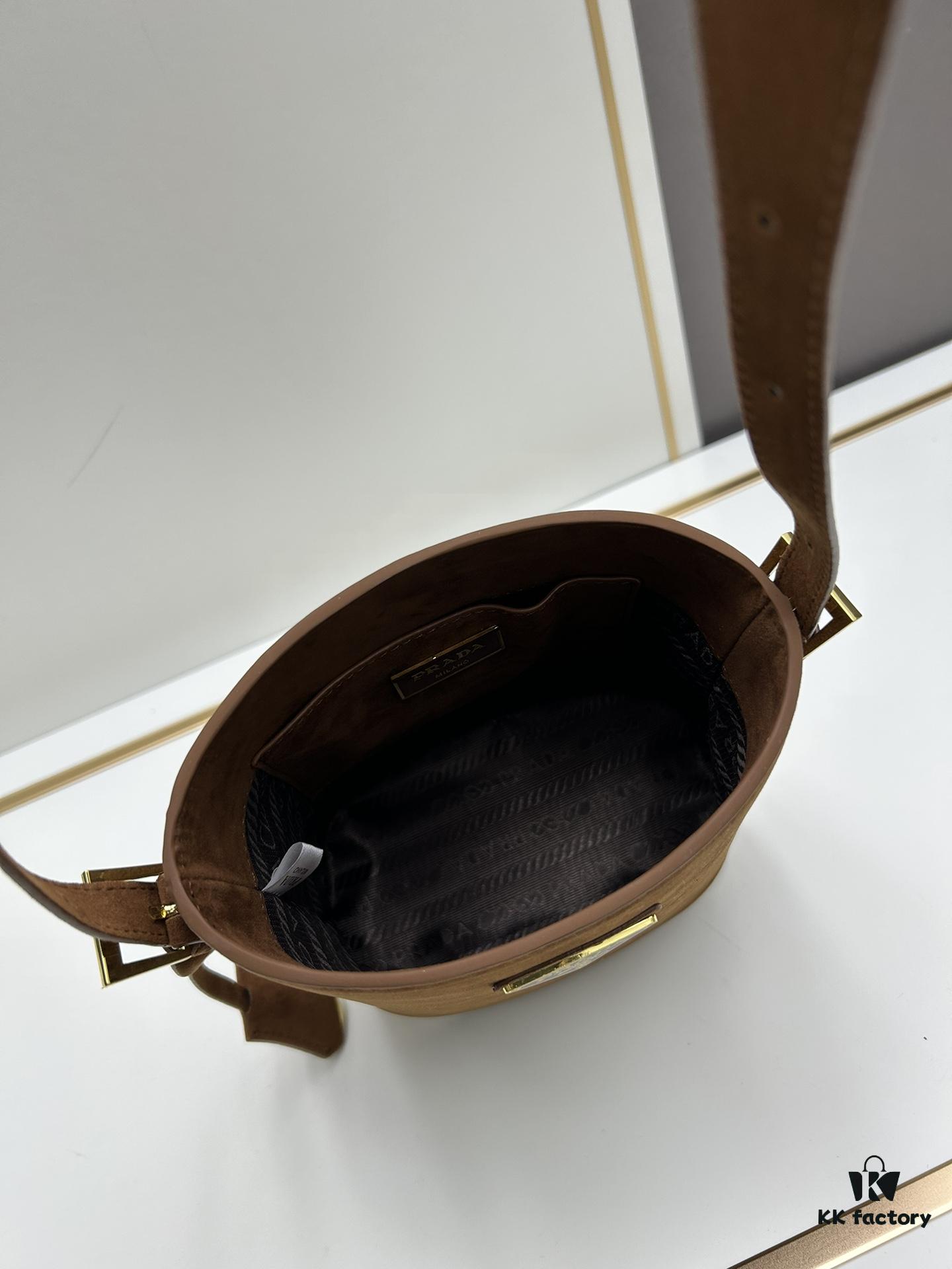 Prada New Suede Brown Collection with Box! Fall/Winter Essential