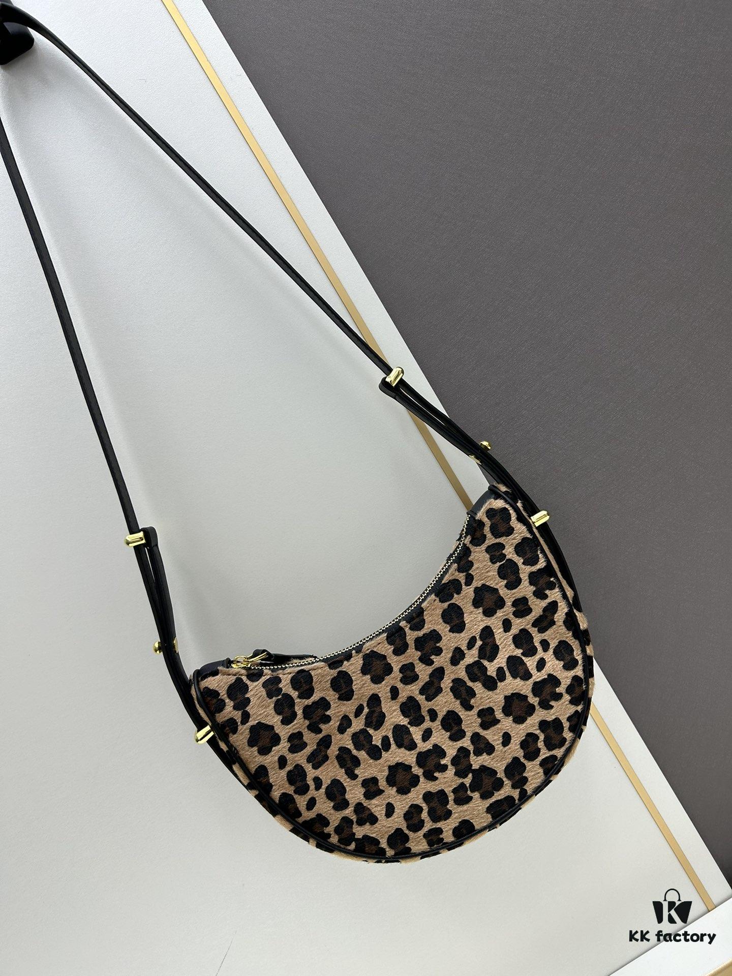 Prada Leopard Print Pony Hair Bag – Lightweight and Spacious New Moon and Softlux Styles with Crossbody Strap