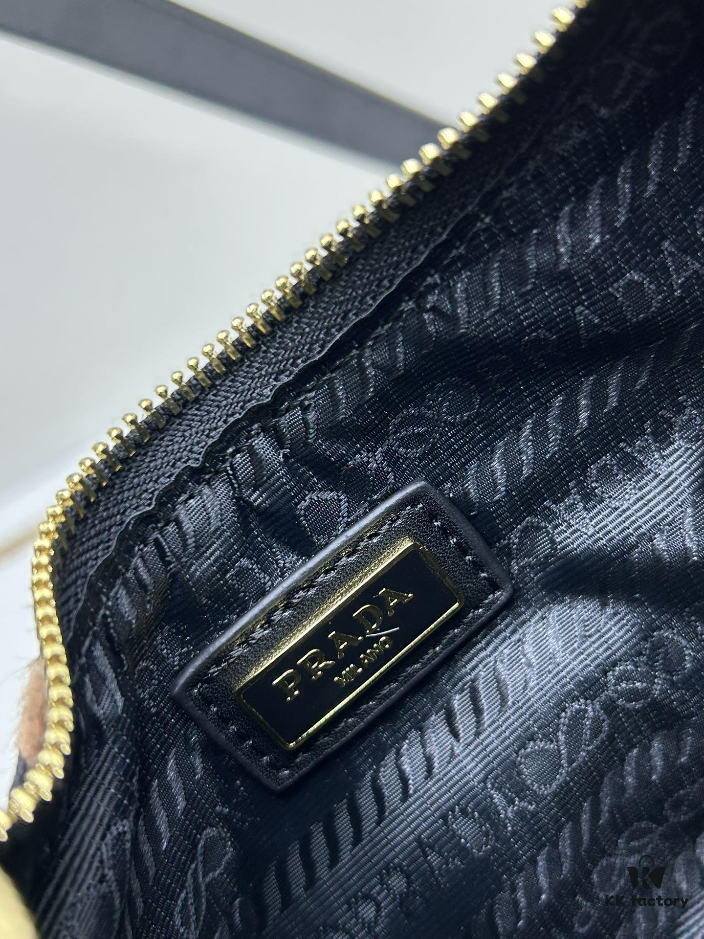 Prada Leopard Print Pony Hair Bag – Lightweight and Spacious New Moon and Softlux Styles with Crossbody Strap