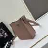 High-Quality PRADA Shoulder Crossbody Bag - Imported Full-Grain Leather, Mini Style with Detachable Double Straps