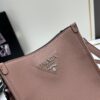 High-Quality PRADA Shoulder Crossbody Bag - Imported Full-Grain Leather, Mini Style with Detachable Double Straps
