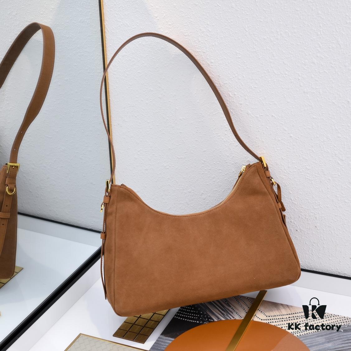 Top Quality P Brand 🌹 (Suede) 🎉 Prada Latest Arrival 1BC228 Handbag 🎉